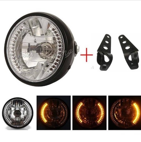 Front headlight motorcycle - m+,