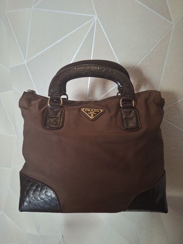 Prada borsa mano nylon - a,