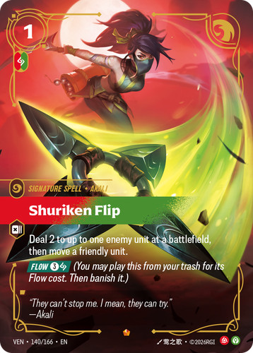 Riftbound shuriken flip epic - shuriken,