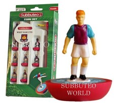 WEST HAM UTD SUBBUTEO TEAM. PAUL LAMOND CALCIO BALILLA. SUBBUTEO calcio balilla