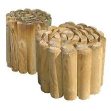 Bordura Rollborder Aiuole Giardino Recinzione Steccato In Legno Di Pino Ø 5X250X