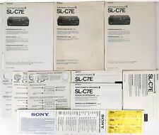 SONY SL-C7 E - MANUALI ORIGINALI PER BETAMAX - IN VARIE LINGUE 