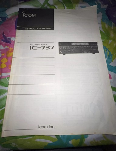 Icom 737manuale istruzioni - icom, ic-737manuale