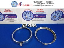 COPPIA CORNICE FARO FIAT 508C BALILLA 3/M ø 200m (SEGNI DI OSSIDAZIONE)