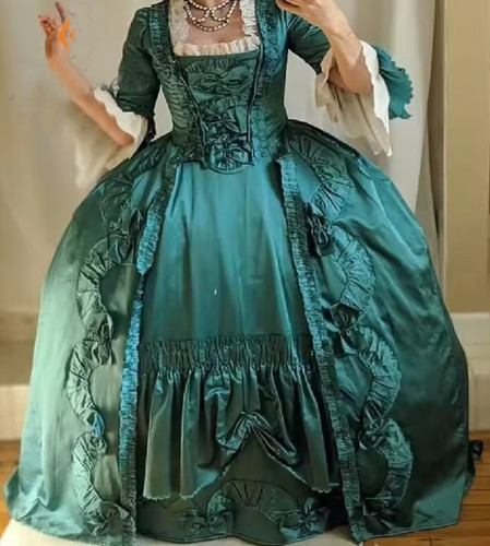 Abito sposa verde - da, 1770s