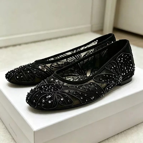 Ballerine gioiello donna - ballerine, nero