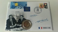 2 euro Numisbrief Francia 2019 60 anni Asterix Lettera numismatica Extra Rara RR