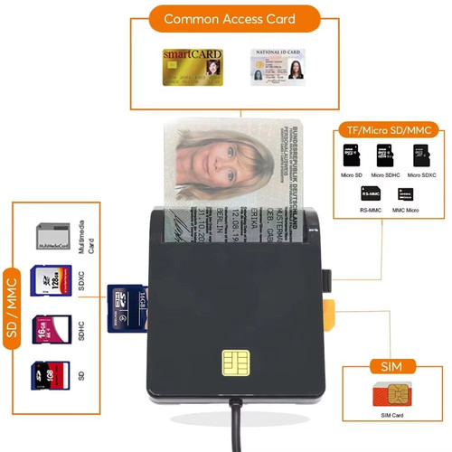 Lettore smart card uthai x02 - smart,