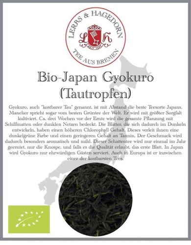 Tè giapponese biologico