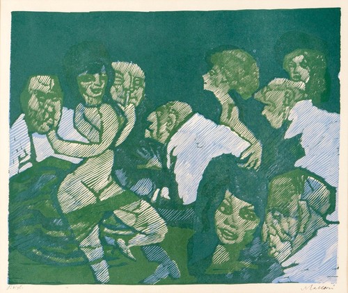 Stampa artistica mino maccari - mino,