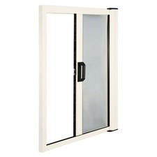 IRS Zanzariera porta avvolgibile orizzontale (140 cm x h. 240 cm) Bianco