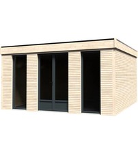 CASETTA IN LEGNO DA GIARDINO PREFABBRICATA DECOR ET JARDIN "DECOR HOME 21MQ" ...