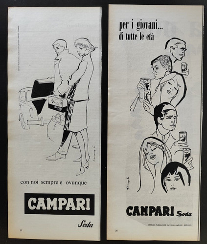 Campari bitter soda 1967 - campari,