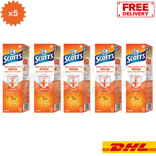 Scott emulsione 400ml - 5x,