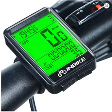 Contachilometri Bici INBIKE Wireless/Cablato Impermeabile con LED