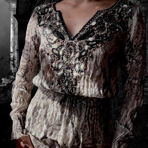 Y2k rara camicetta chiffon - rara,