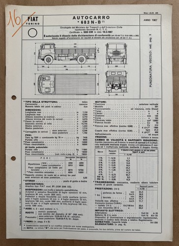 Fiat autocarro 683 b - 683,