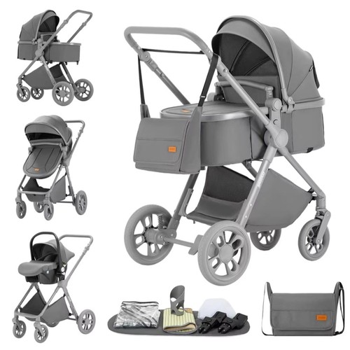 Trio passeggino grigio ancora - trio,