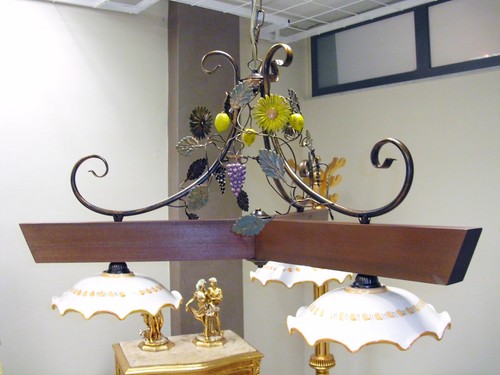 Bilanciere lampadario rustico - bilanciere,
