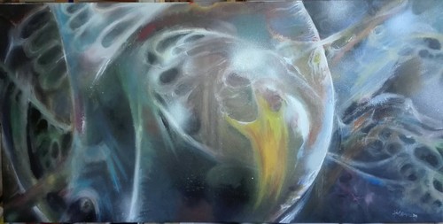 Quadro astratto oltre - astratto, "oltre"