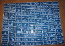 Targa auto a pedale nome