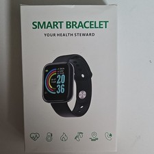 Smart Bracelet Black Silicone