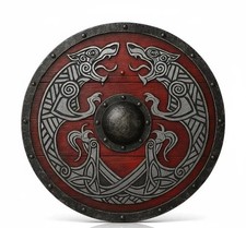 Scudo rotondo vichingo fatto a