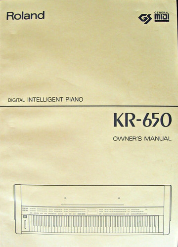 Roland 650 tastiera - kr-650,