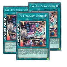 3x LIVE☆TWIN SUNNY'S SNITCH • Comune • MP22 EN161 • 1Ed • YUGIOH! • ANDYCARDS