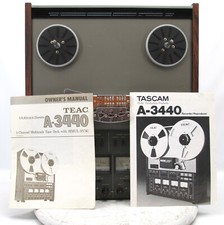 TEAC A-3440 Registratore a nastro 4 canali da bobina a bobina con manuale