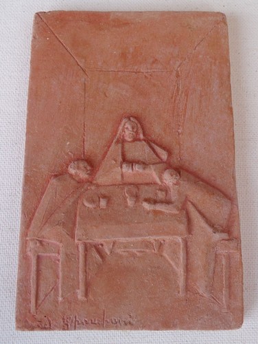 Scultura terracotta alberto - scultura,