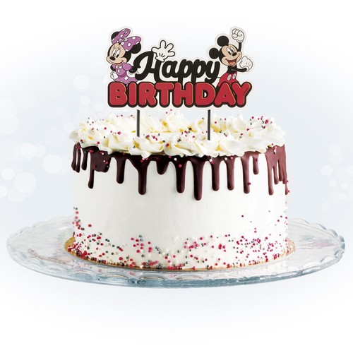 Cake topper topolino minnie - e,