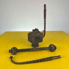 antica pipa tibetana da