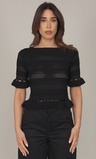 MAGLIA TWINSET PUNZONATA CON