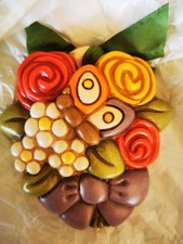 Thun Mini Formella Mazzolino Rosa Con Farfalla 