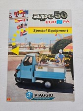 PIAGGIO APE 50 EUROPA BROCHURE
