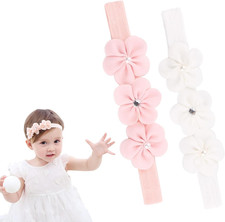 2 Fascie Battesimo Neonata Con