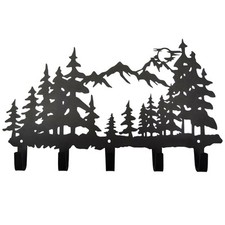 VIVICOMFY Ganci Appendiabiti Albero Metallo Decorazione Arte Parete-Appendiabiti Albero e Portachiavi-Cl...