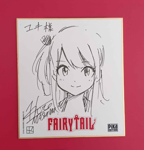 Shikishi officiel fairy tail - shikishi,