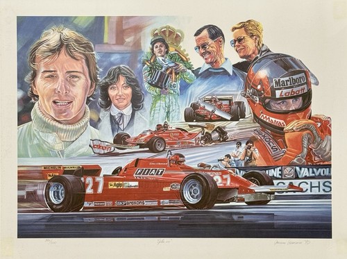 Litografia gil villeneuve - gil,