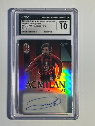 Andrea pirlo silver auto 40 - andrea,