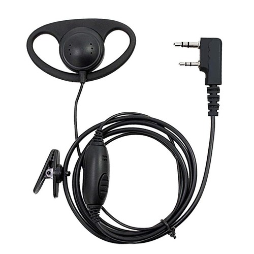 Auricolare forma d con - auricolare, di