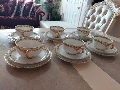 18pc antique haviland co - haviland,