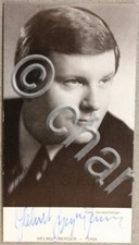 Foto cartolina con Autografo lirica Basso Helmut Berger - Tuna anni '70
