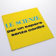 LE SCIENZE SCIENTIFIC AMERICAN RIVISTA PIEGHEVOLE PUBBLICITARIO 1971 L1789S21