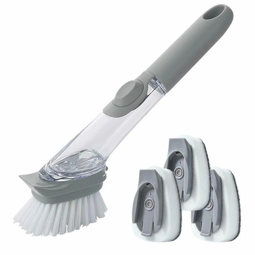 Spazzola lavapiatti 3in1 con - spazzola,