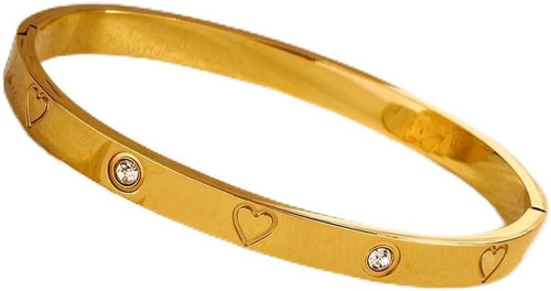 Bracciale rigido cuore - rigido,