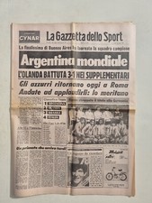 GAZZETTA DELLO SPORT 26 GIUGNO