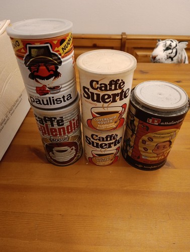 Scatola latta caffè - in,