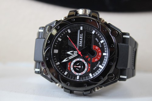 Orologio uomo nero cromato - orologio,